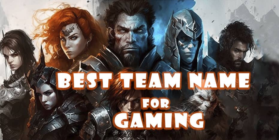 best gaming team name_team names for gaming