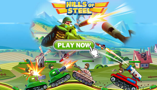 Play Tank Game Online 🕹️| Hills of Steel Unblocked